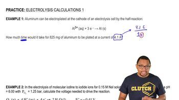 Fundamentals of Electrolysis Calculations 1