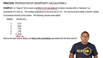 Propagation of Uncertainty Calculations 4