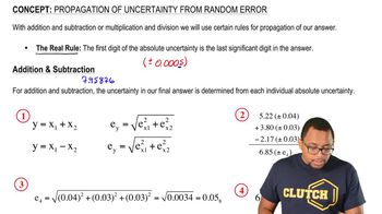 Propagation of Uncertainty