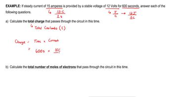 Electrolysis Calculations 1