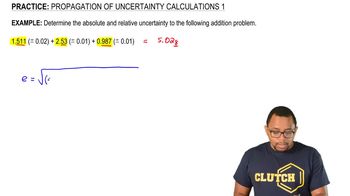 Propagation of Uncertainty Calculations