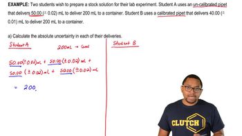 Propagation of Uncertainty Calculations