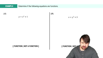 Determining if a Relation is a Function Given an Equation Example 3