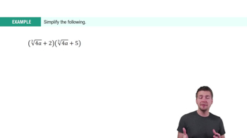 Multiplication of Radical Expressions Example 2