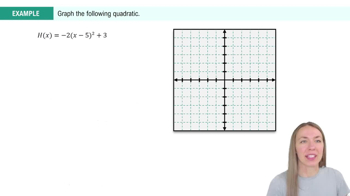 Vertex Form of Quadratics Example 4