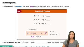 Intro to Logarithms