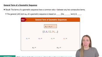 General Term of a Geometric Sequence