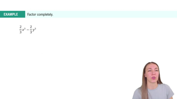 Sum & Difference of Cubes Example 8