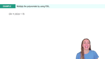 Multiply Binomials Using the FOIL Method Example 1