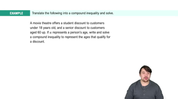 Solving Compound Inequalities Containing "or" Example 3