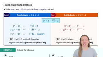 Finding Higher Roots: Odd Roots