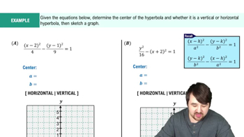 Graphing Hyperbolas Example 2