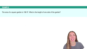 Using The Square Root Property Example 2