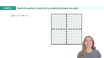Vertex Form of Quadratics Example 5