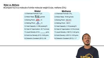 Water vs. Methane