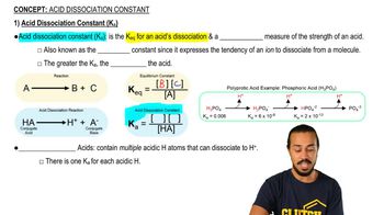 Acid Dissociation Constant (Ka)