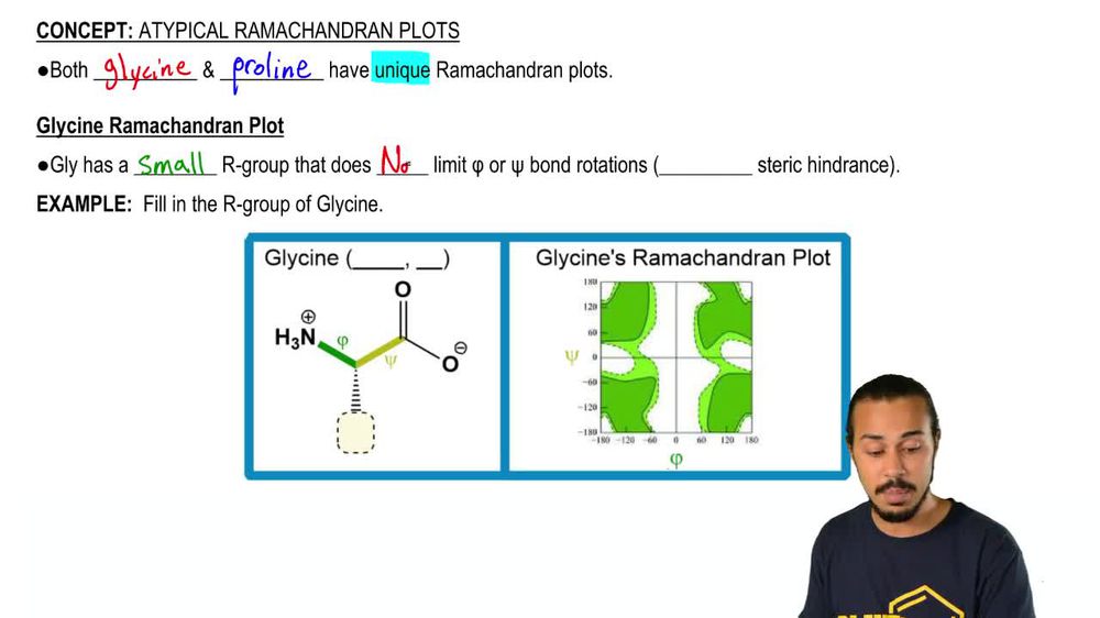 Ramachandran on sale plot glycine