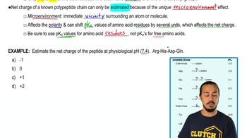 Determining Net Charge of a Peptide