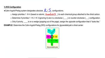 Monosaccharide Configurations