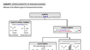 Stereochemistry of Monosaccharides