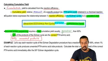 Edman Degradation Reaction Efficiency