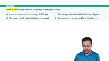 Earth's Climate Patterns Example 1