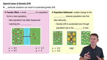 Special Cases of Genetic Drift