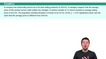 Standard Deviation (σ) Known Example 2