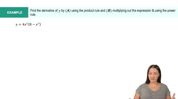 The Product Rule Example 1