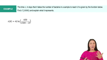 Derivative of the Natural Logarithmic Function Example 7