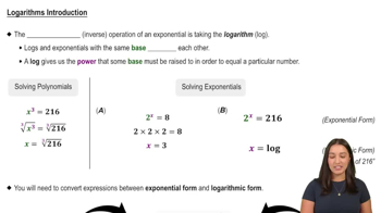 Logarithms Introduction