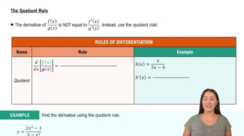 The Quotient Rule