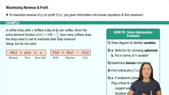 Maximizing Profit & Revenue