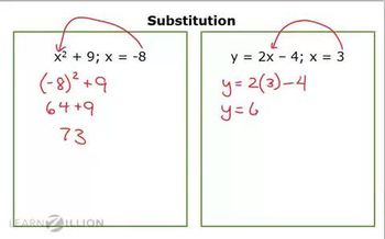Solve systems of equations: using substitution