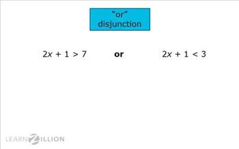 Solve compound disjunction inequalities with 1 variable