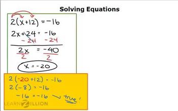 Determine whether a point is a solution to a linear equation