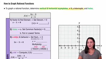 How to Graph Rational Functions