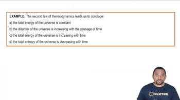 Second Law of Thermodynamics Example