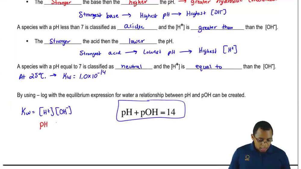 The pH and pOH connection | Channels for Pearson+