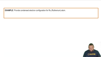 Electron Configurations Of Transition Metals: Exceptions Example