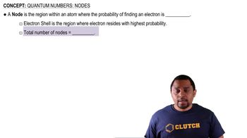 Quantum Numbers: Nodes