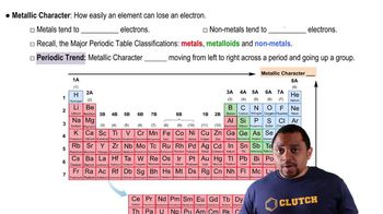 Periodic Trend: Metallic Character