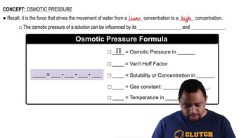 Osmotic Pressure Formula