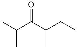 A skeletal formula