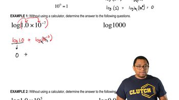 Logarithmic Functions Example