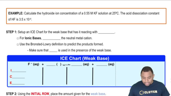 Hydroxide Ion Concentration Example