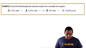 Complete Ionic Equation Example