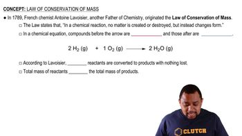 Law of Conservation of Mass