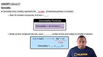 Osmolality in Solutions