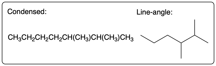 Line-angle formula representation of the molecule.